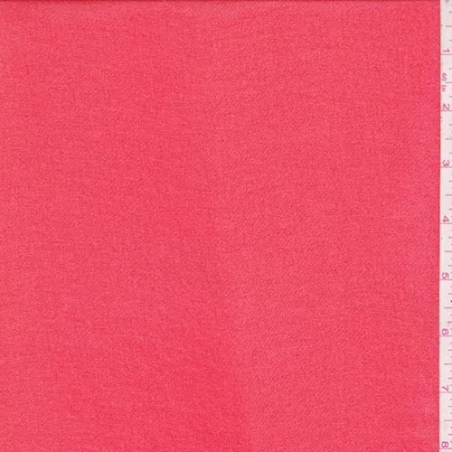Bright Red Mini Grid Chiffon Fabric