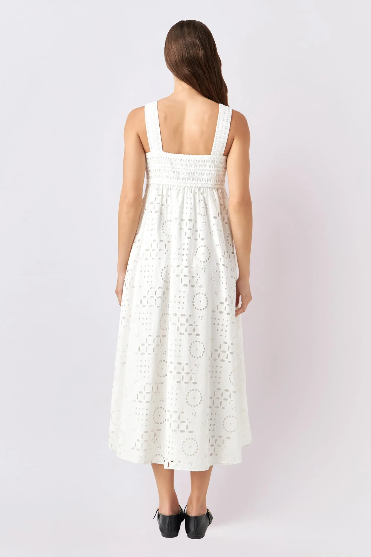 Broderie  Anglaise Maxi Dress