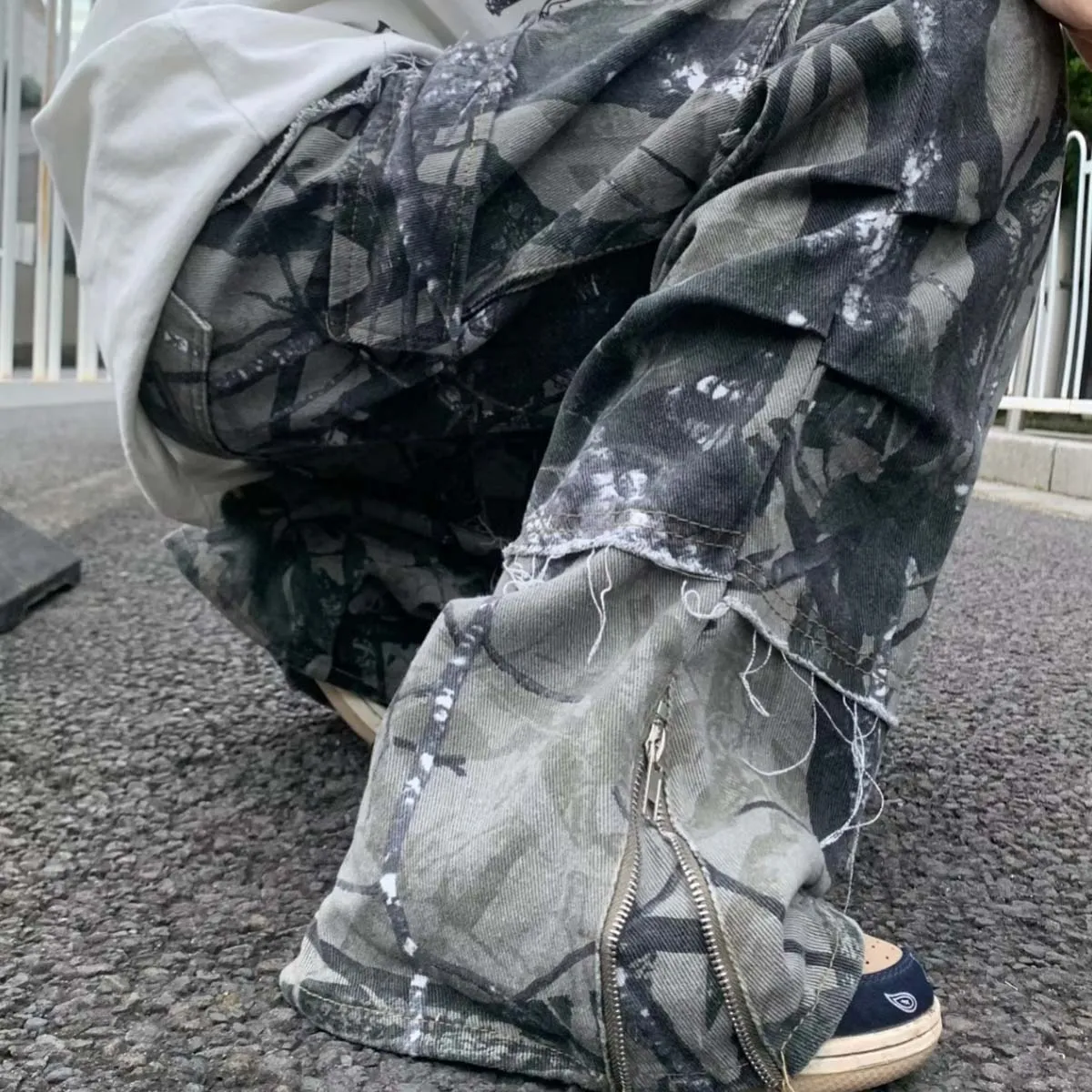 Camo Baggy Cargo Pants