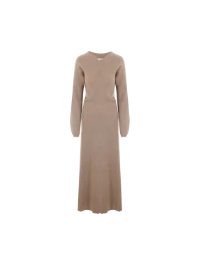 Cashmere Knit Long Dress