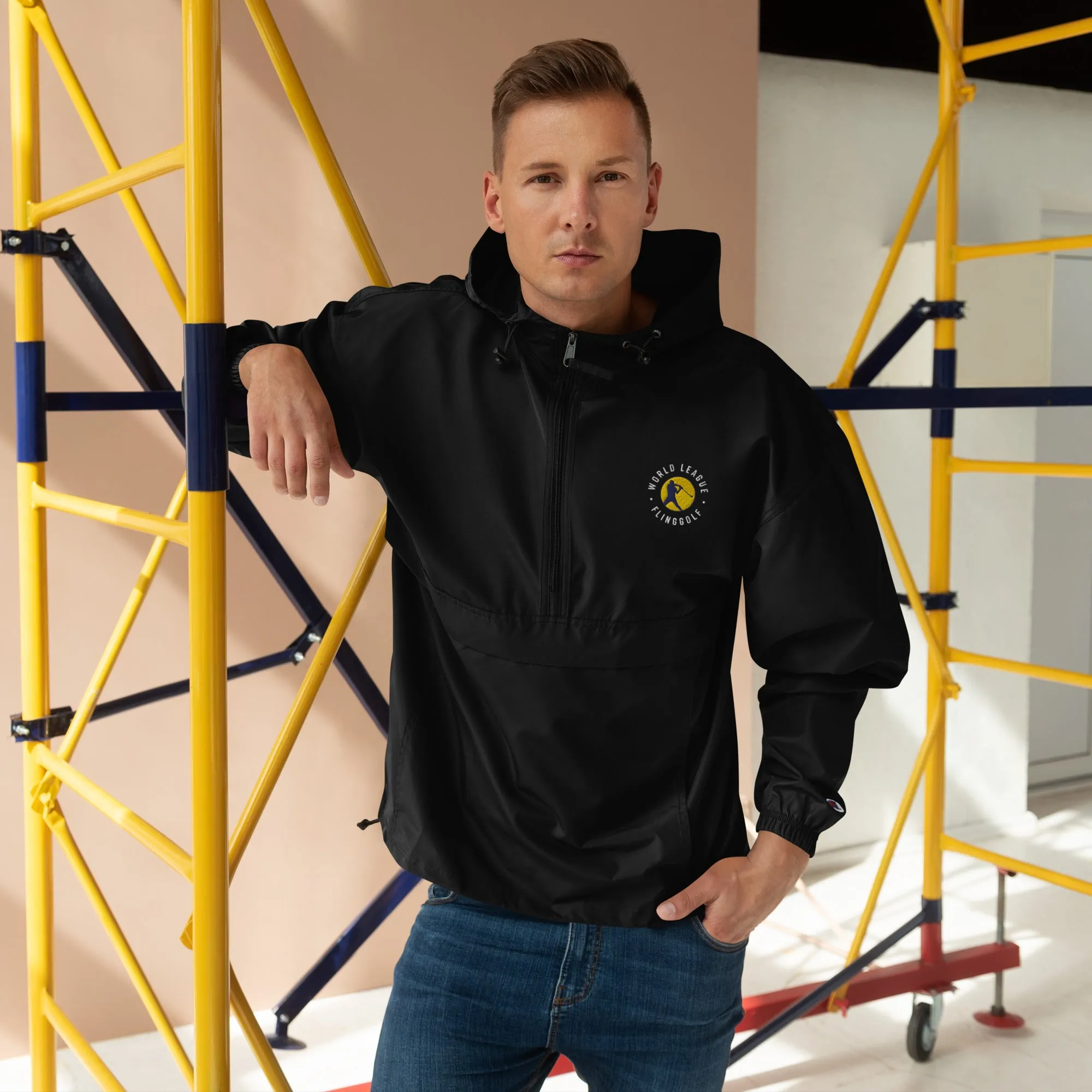 Champion WLF Embroidered Packable Jacket (Dark)