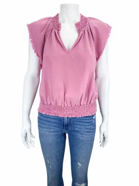 Cloth & Stone from Evereve Women's Smocked Top Vintageberry w/ Tags Size S