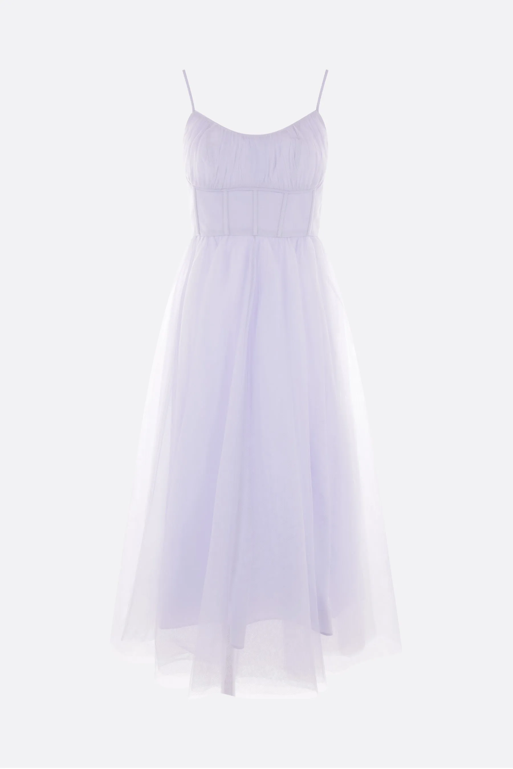 Corset Midi Dress Tulle