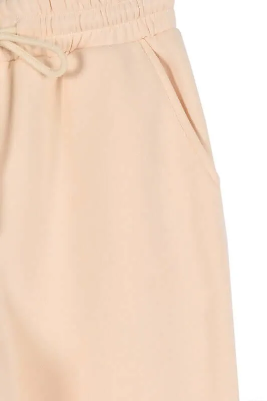 Cream Sweat Joggers Pants