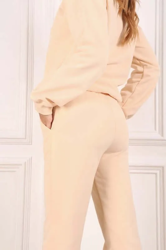 Cream Sweat Joggers Pants