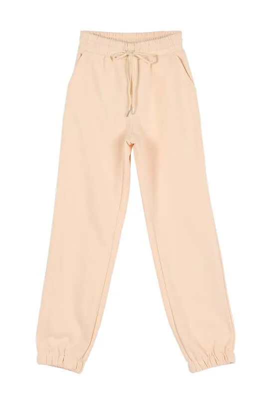Cream Sweat Joggers Pants