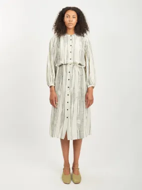 Dirty White/Black Print Vanessa Dress