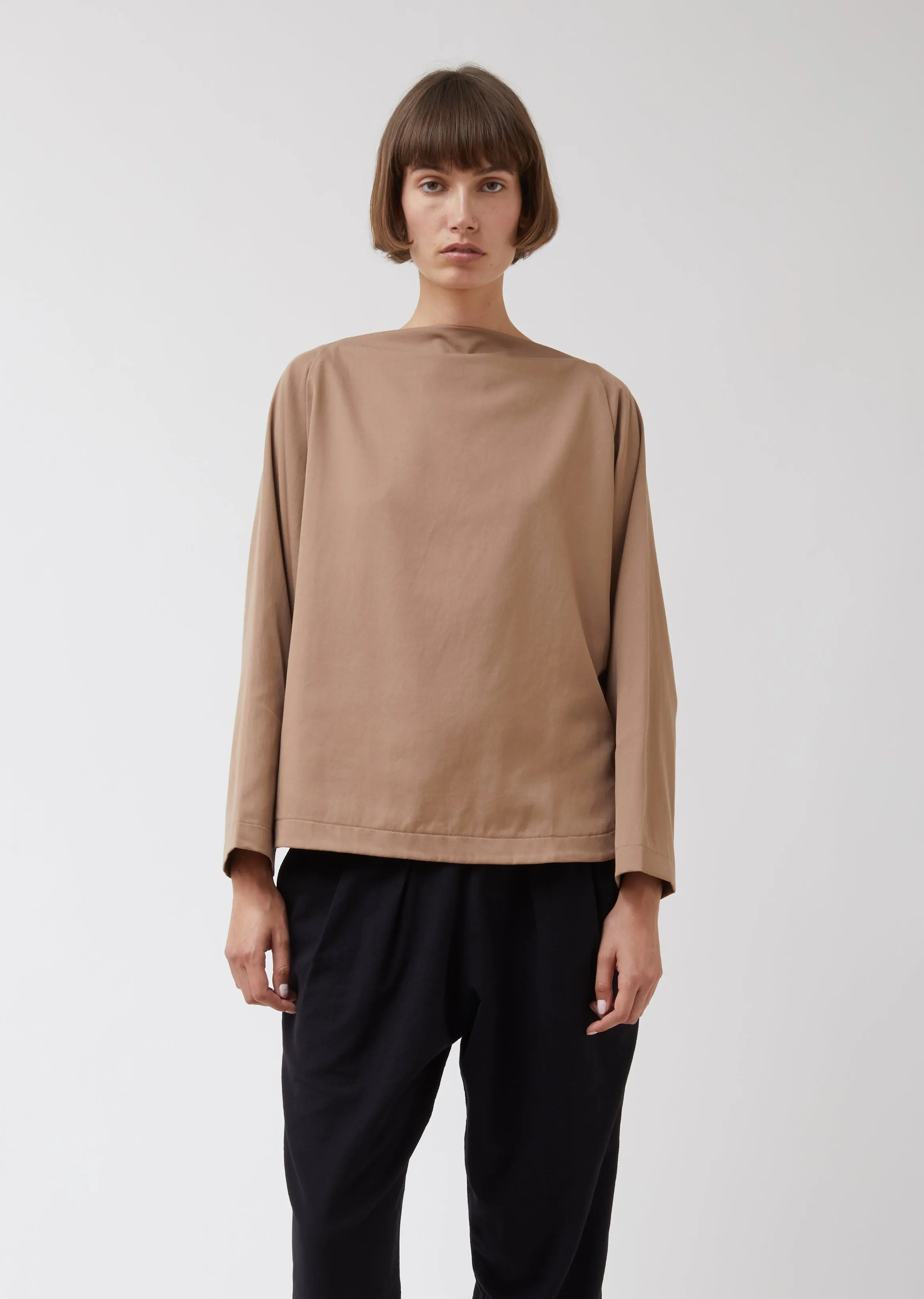 Folded Neck Top