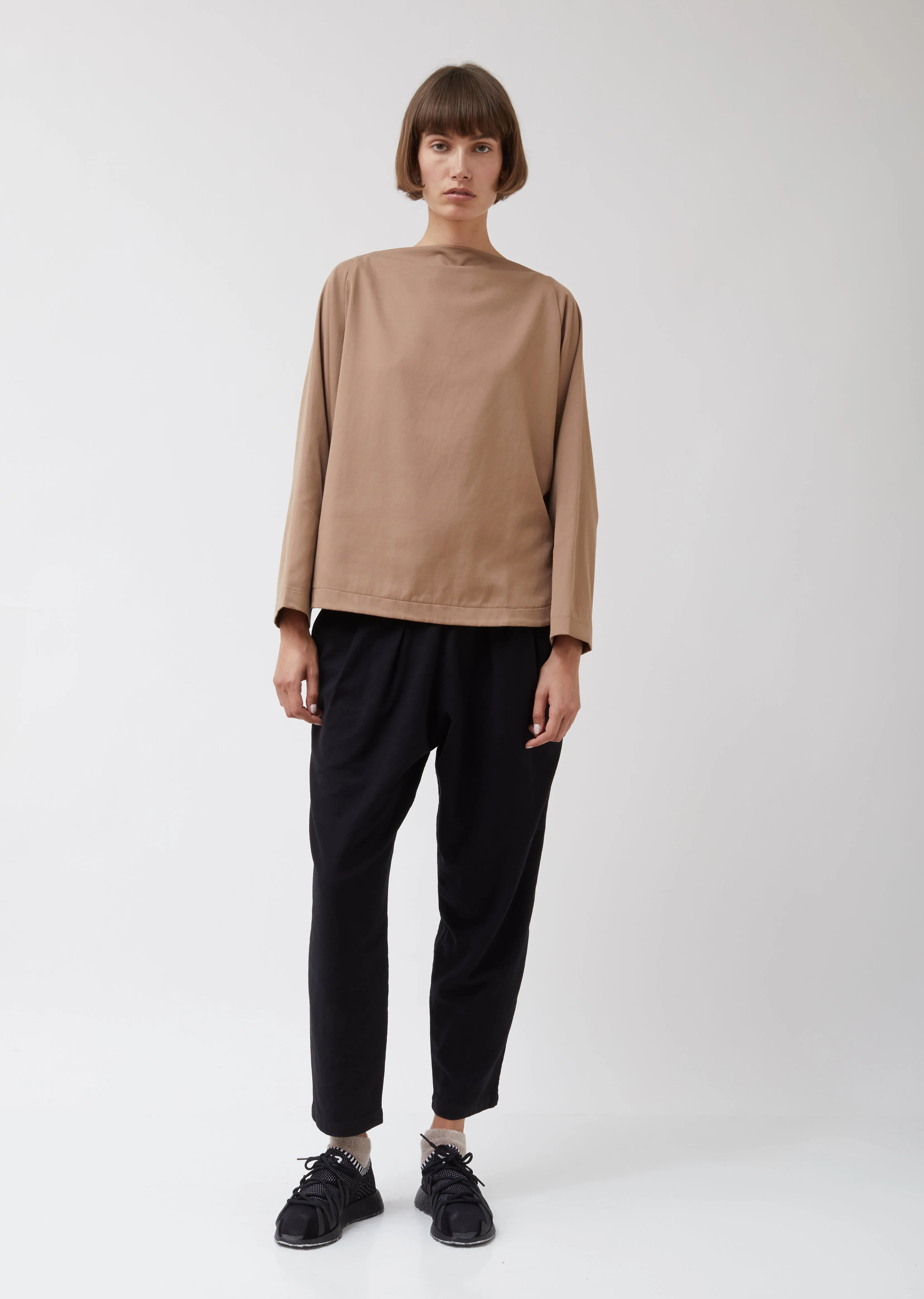Folded Neck Top