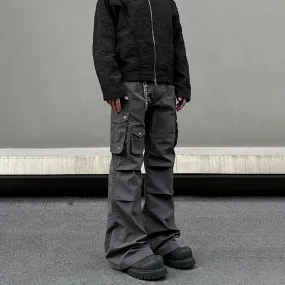Functional Cargo Flared Pants