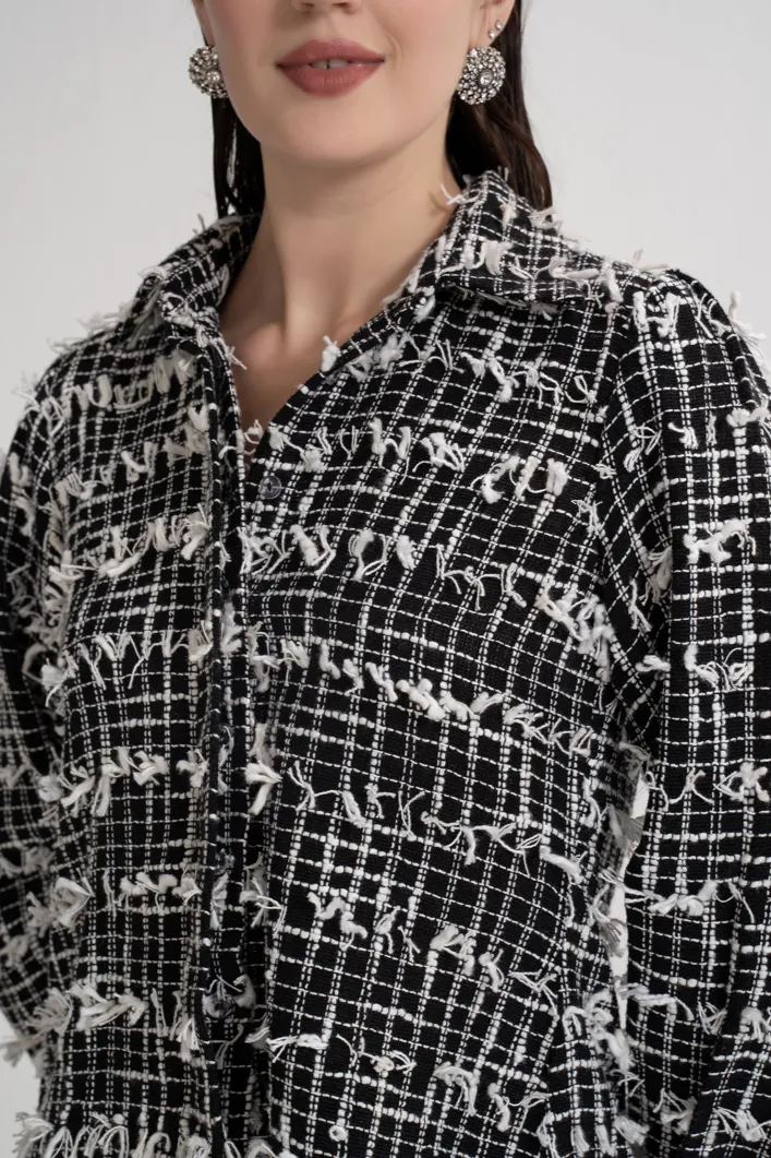 Greek Black White Shirt