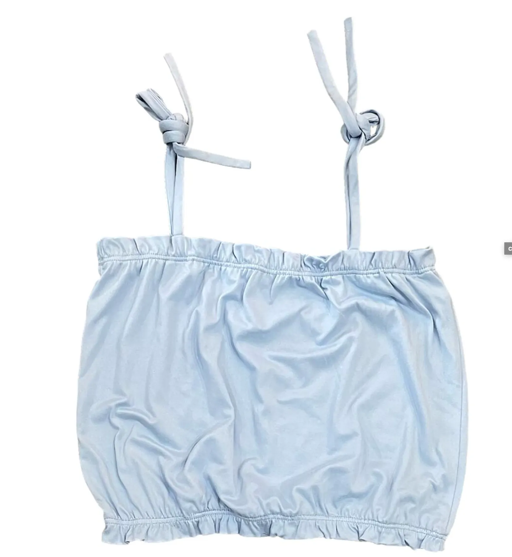 Light Blue Tank with Spaghetti Straps