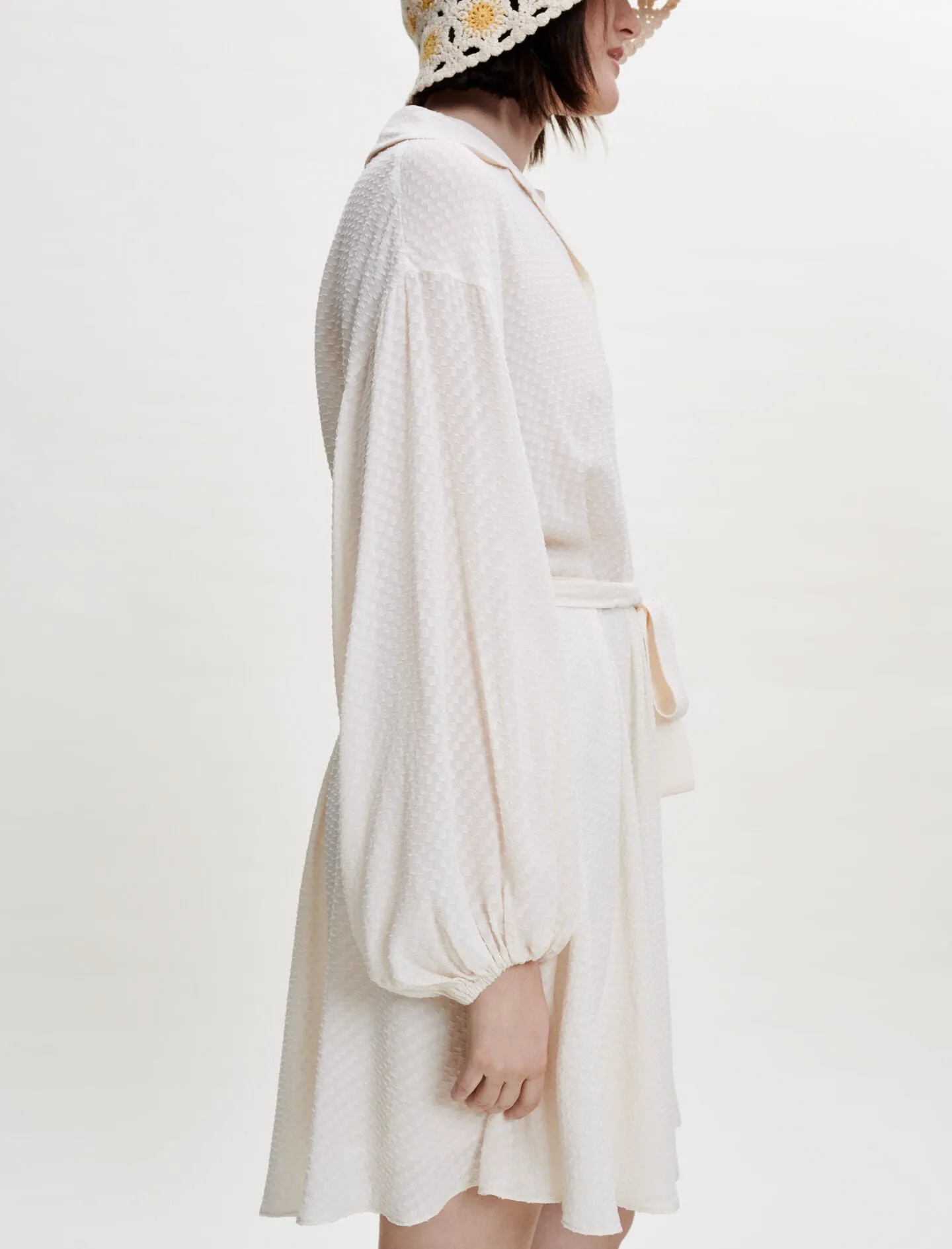 LOOSE, FLUID SHIRT DRESS