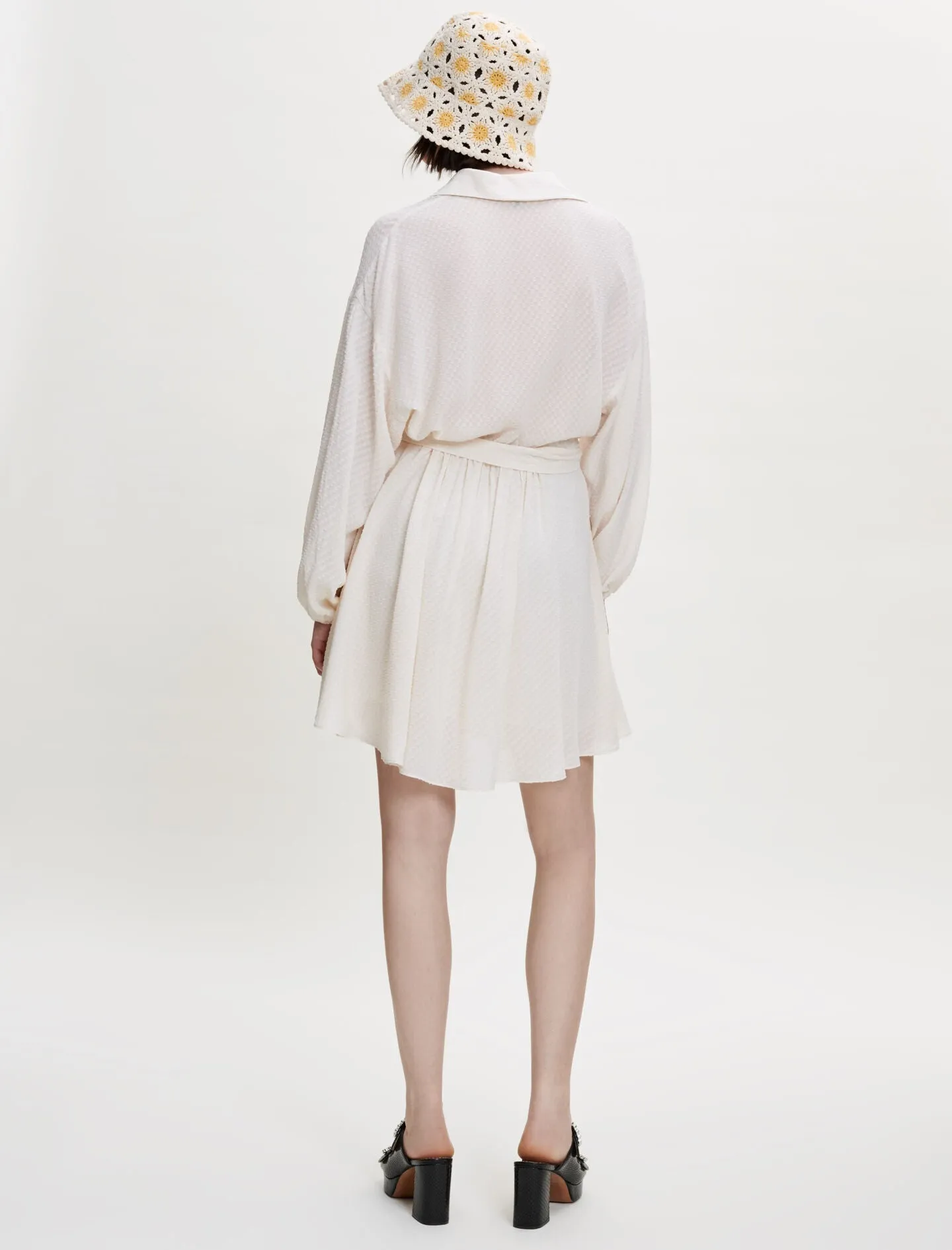 LOOSE, FLUID SHIRT DRESS