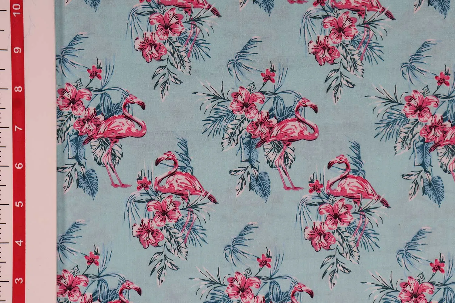 Multicolor Floral Printed Cotton Poplin Fabric