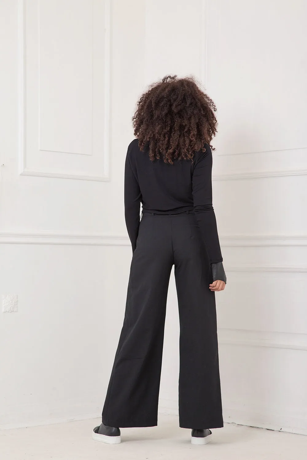 Pants with tie belt - MADLEN