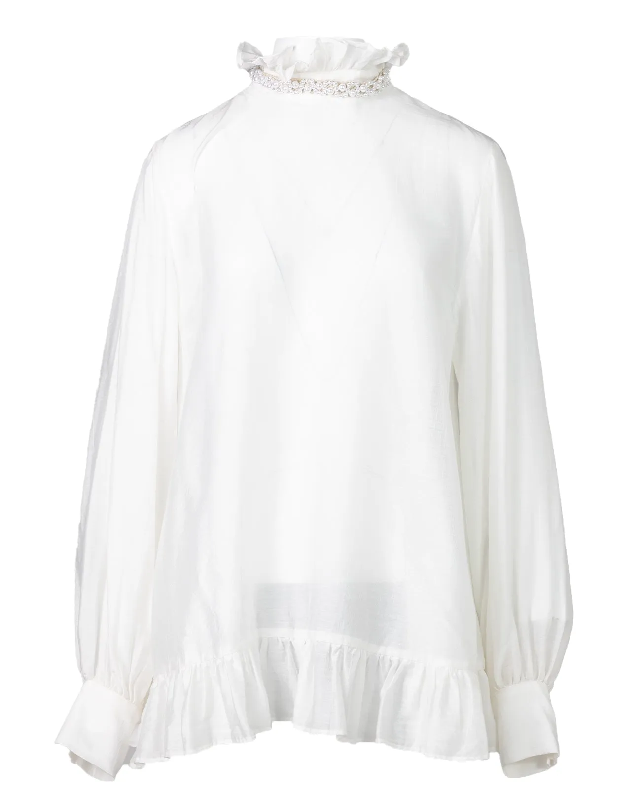 pearl long blouse