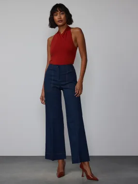 Petite Wide Leg Ankle Pant