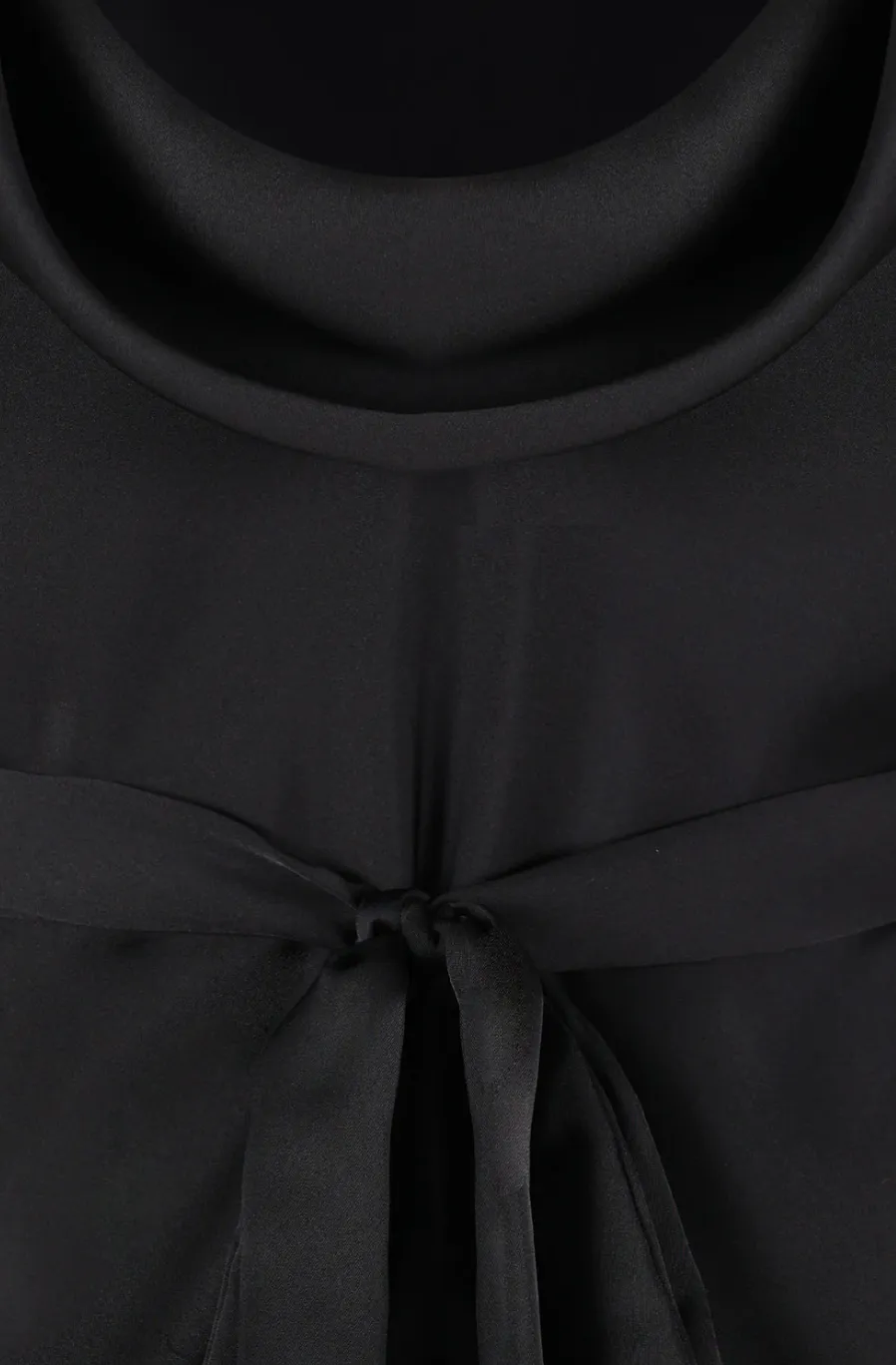 Ruby - Firebird Satin Cowl Top, Black