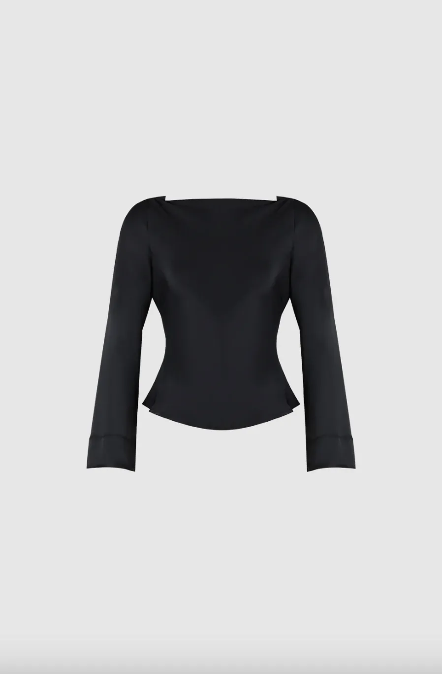 Ruby - Firebird Satin Cowl Top, Black