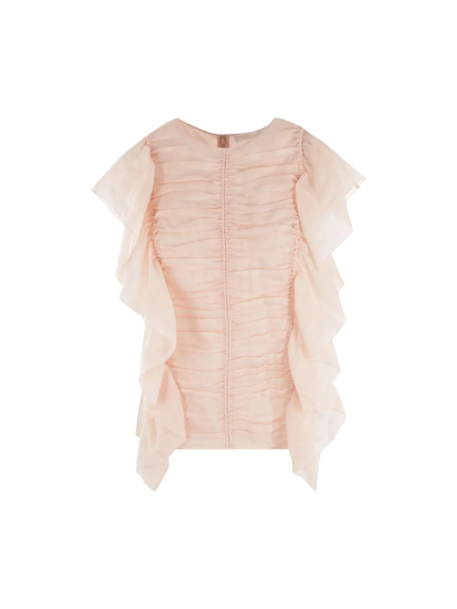 Ruche-Detailed Blouse