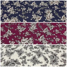 Small Vintage Floral 100% cotton printed dress craft fabric 150cm wide M1739