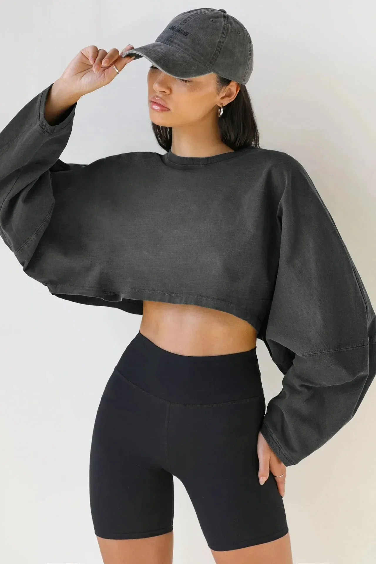 Sports Base Knitted Graphic Summer 2024 Women's Long Sleeve T-shirt