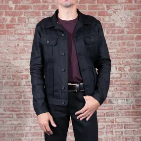 Steadfast Rider 13oz Black Shadow Japan Selvedge Denim Jacket