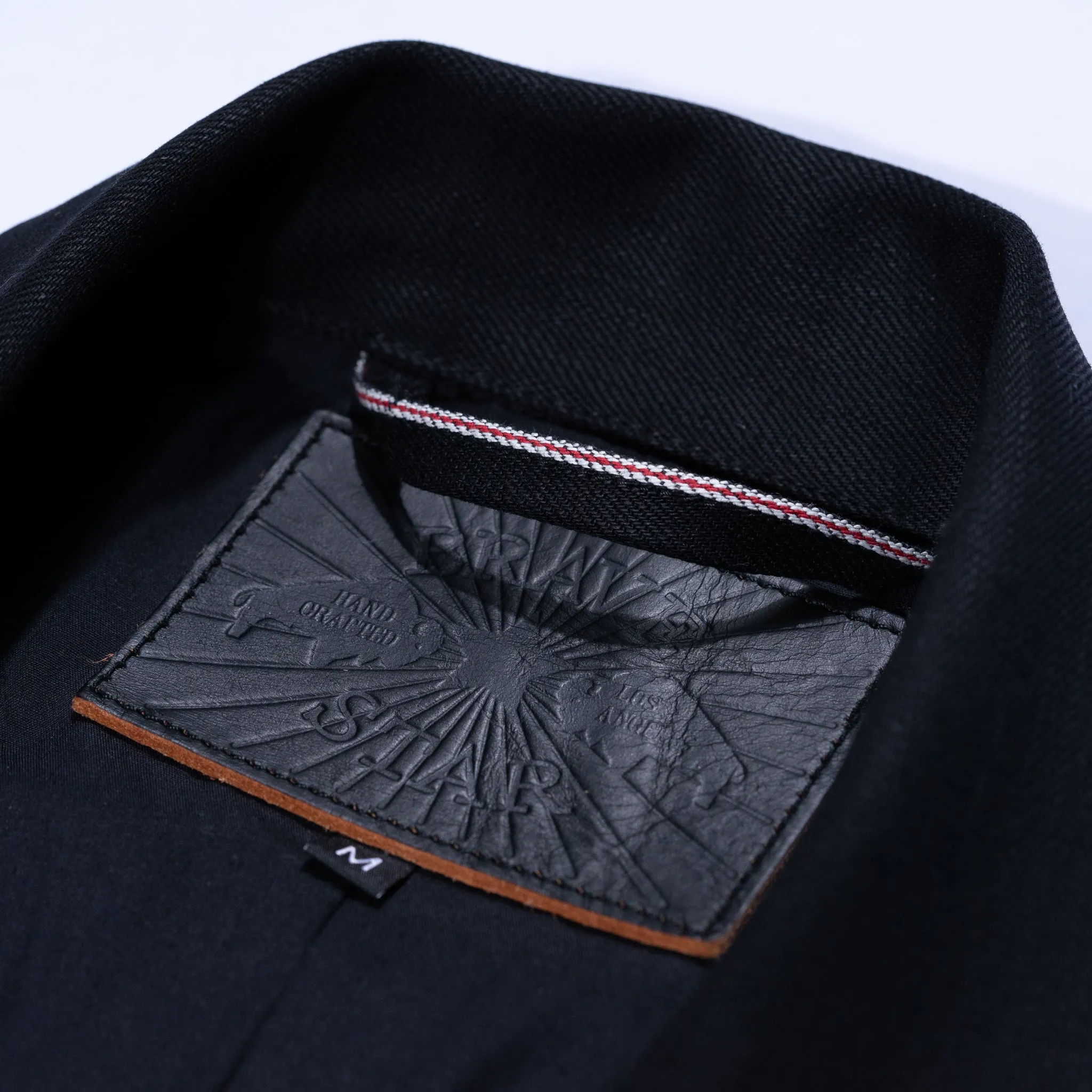Steadfast Rider 13oz Black Shadow Japan Selvedge Denim Jacket