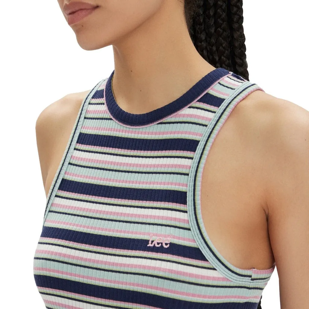 Stylish Lee Women's Striped Sleeveless Top