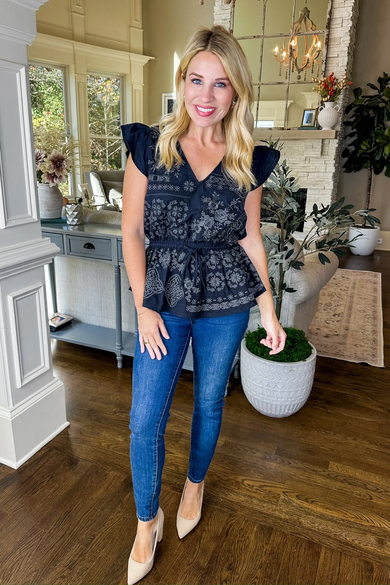 The Diana Top in Black