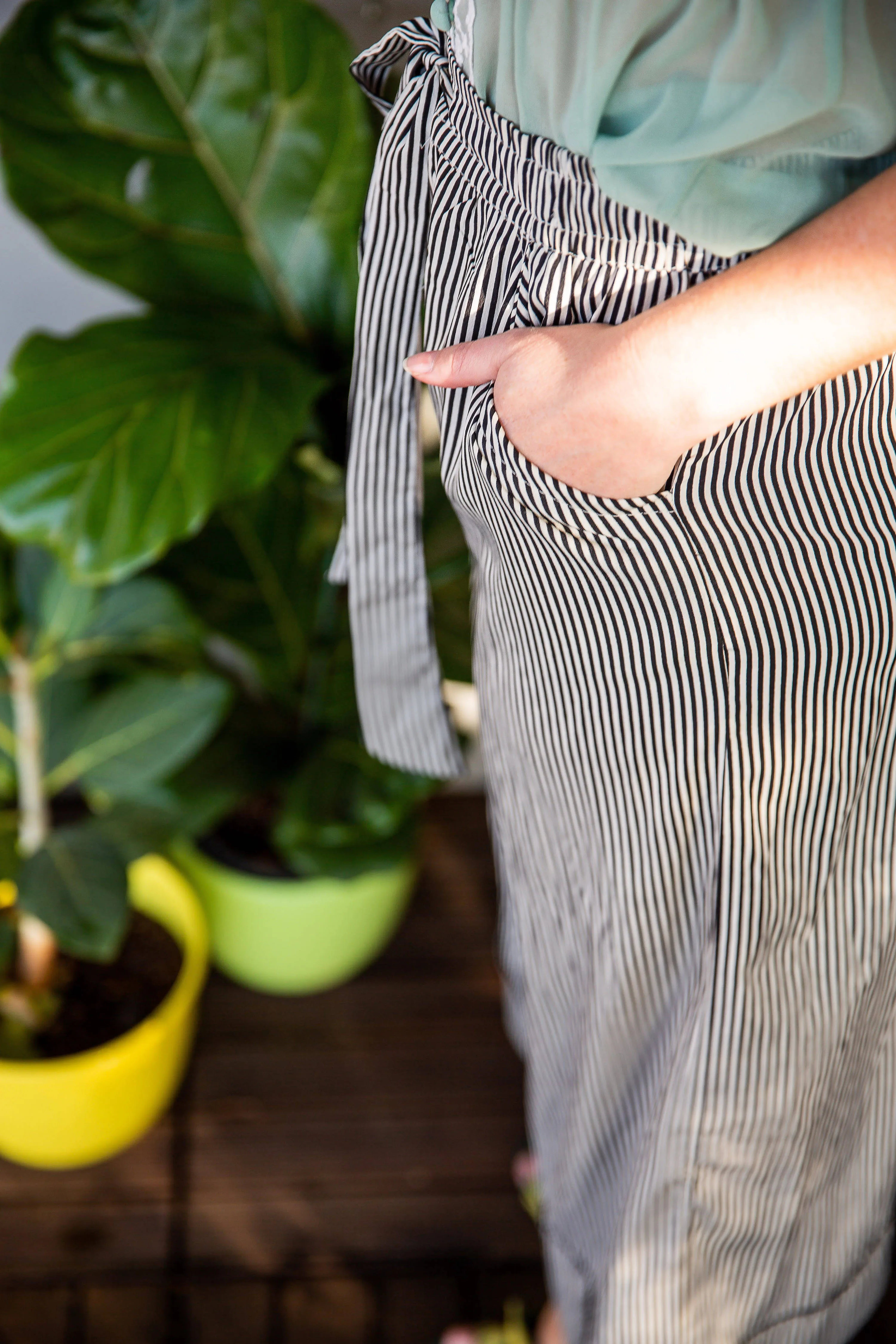 Zara Pinstripe Pants