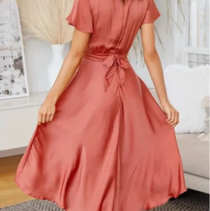 Zoe™ Elegant Midi Dress